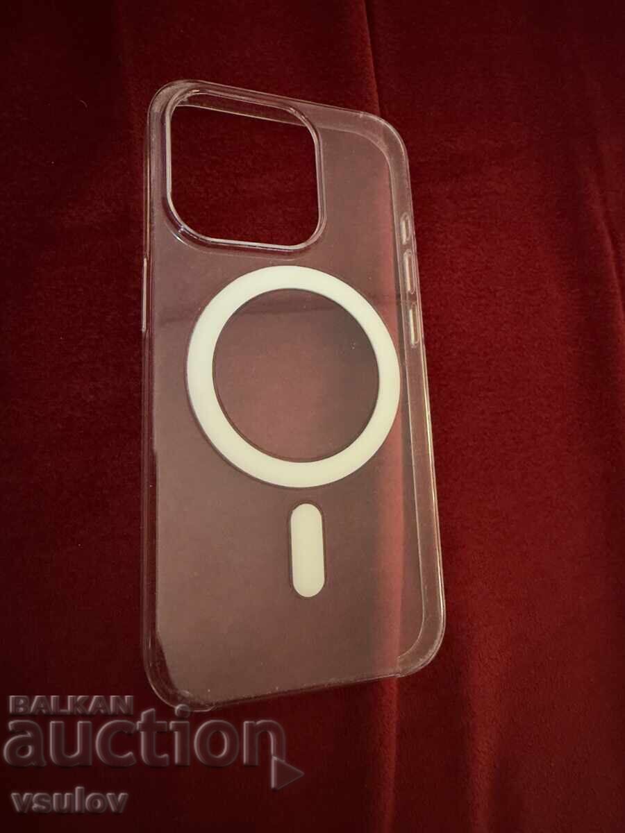 Αυθεντική θήκη σιλικόνης Apple για iPhone 15 Pro, διαφανής