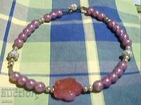 красиво  колие  от сваровски перли и кристали