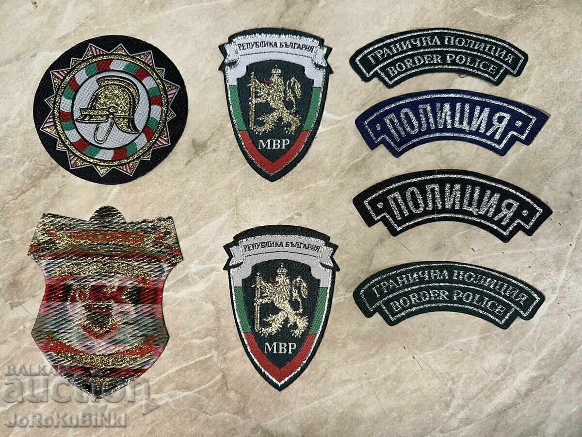 LOT Emblems and Patches — 8 pieces with price € 5.00 | 9.78 BGN