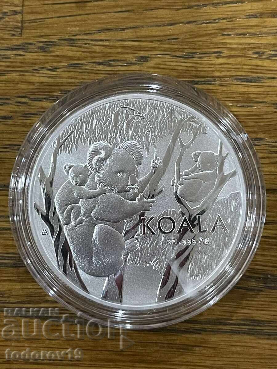 Licitație Monedă din argint 1 oz Koala - RAM 2026
