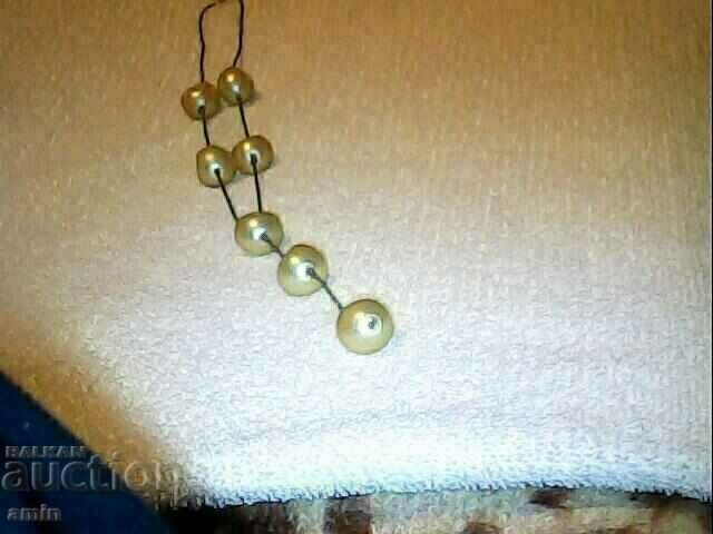 old necklace of natural pearls type gray 13mm with price € 10.00 | 19.56 BGN