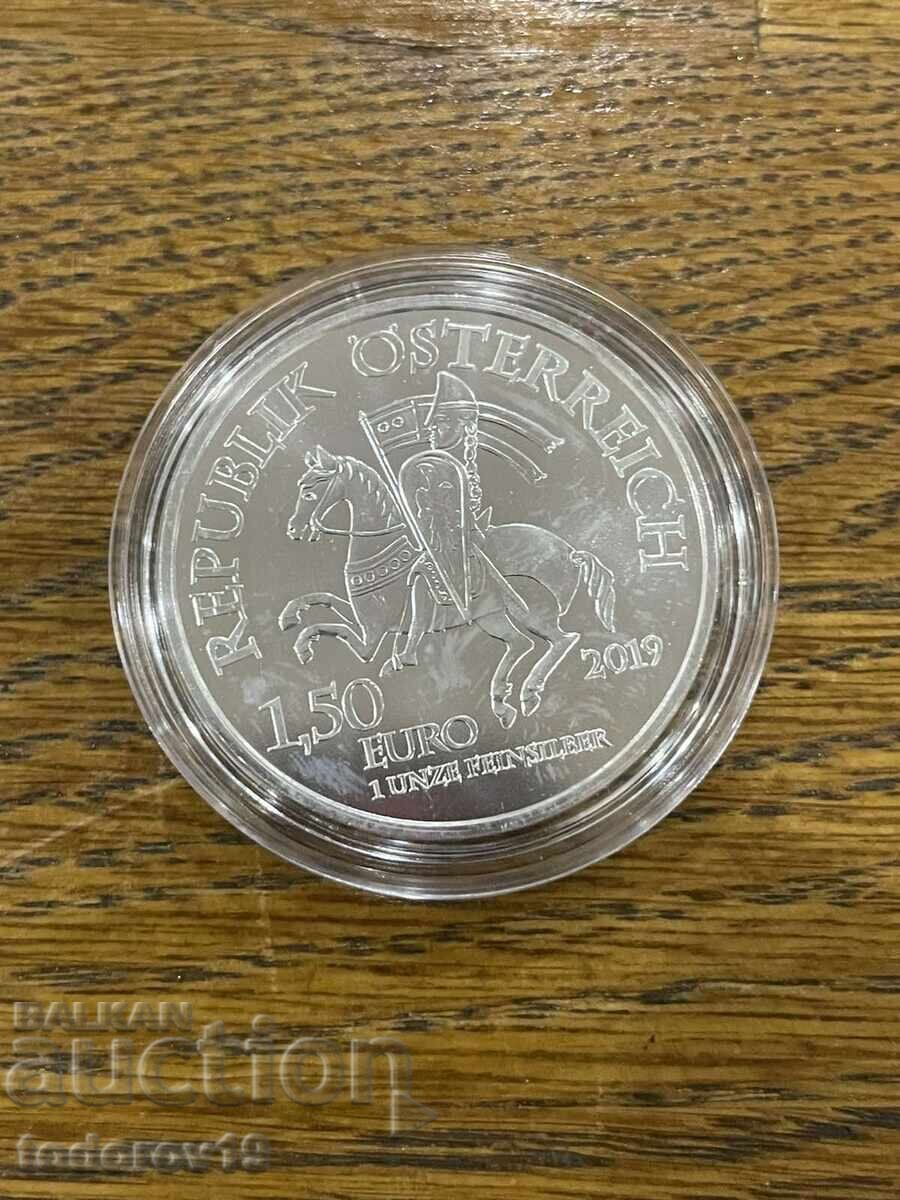 Delivery of Silver 1 oz Burg Wiener Neustadt Castle 2019