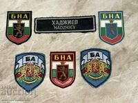 Lot embleme și ecuson—6 bucăți