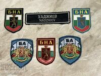 Lot embleme și ecuson—6 bucăți