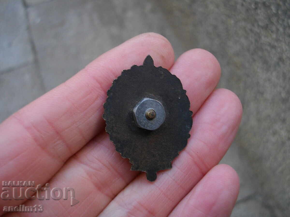 Доставка на БЪЛГАРСКИ ВОЕНЕН ЗНАК БРОНЗ НА ВИНТ ГВ