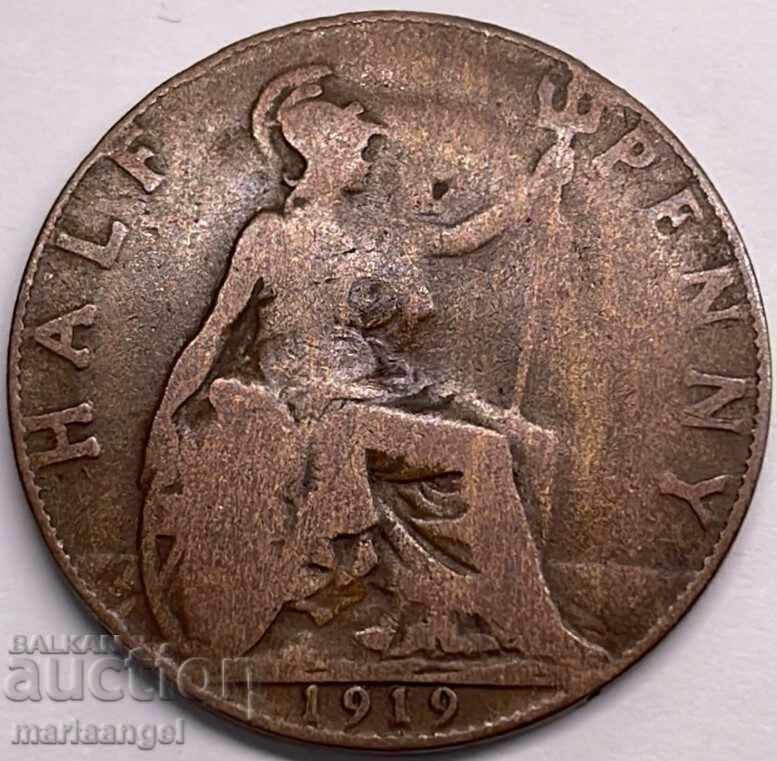 Marea Britanie 1 penny 1919 30mm - 6