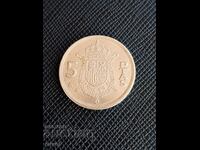 Испания 5 песети, 1984 г.