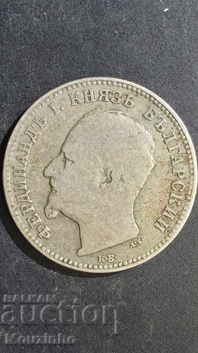 1 leu 1891 Principatul Bulgariei 6 cu preț € 15.00 | 29.34 BGN