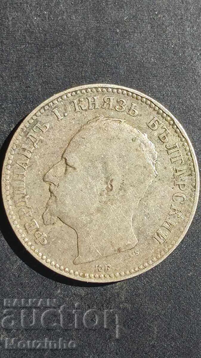 1 leu 1891 Principatul Bulgariei 10 cu preț € 15.00 | 29.34 BGN