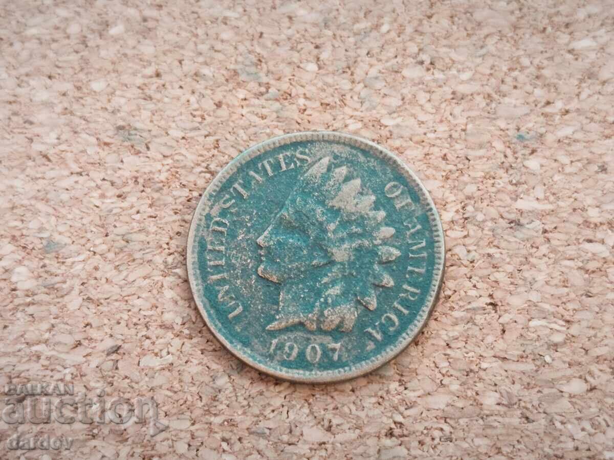 ΗΠΑ 1 σεντ, 1907 με τιμή € 2.00 | 3.91 BGN