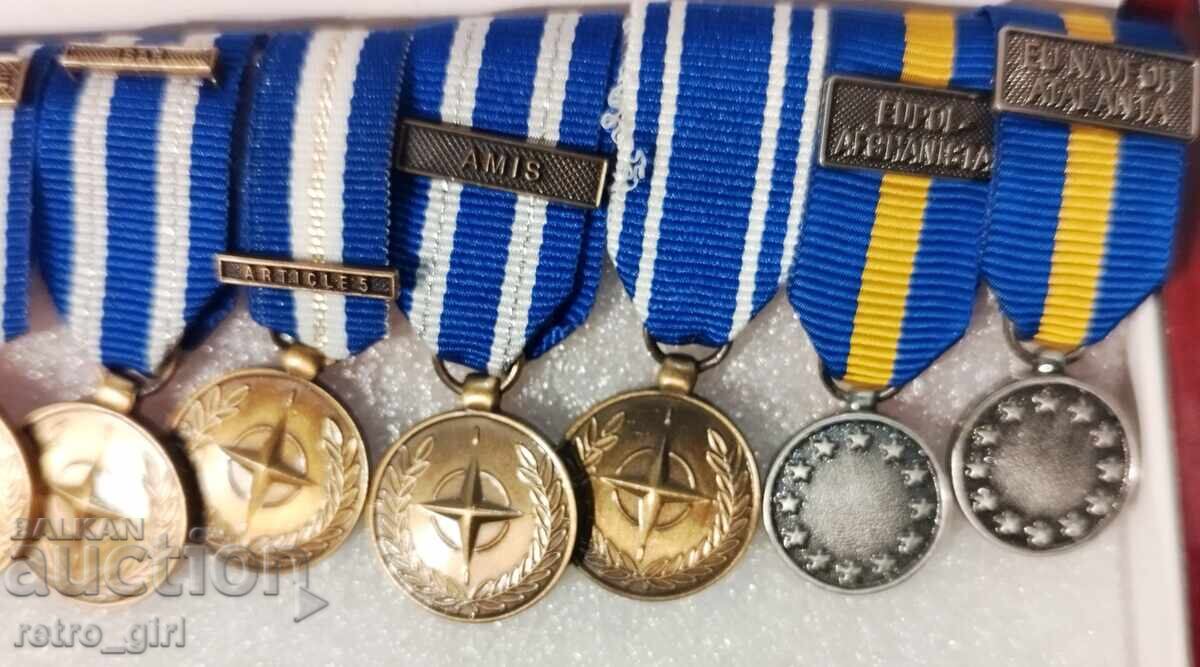 Συλλογή μεταλλίων (μινιατούρες) από διάφορες αποστολές του ΝΑΤΟ και του ΟΗΕ - 5