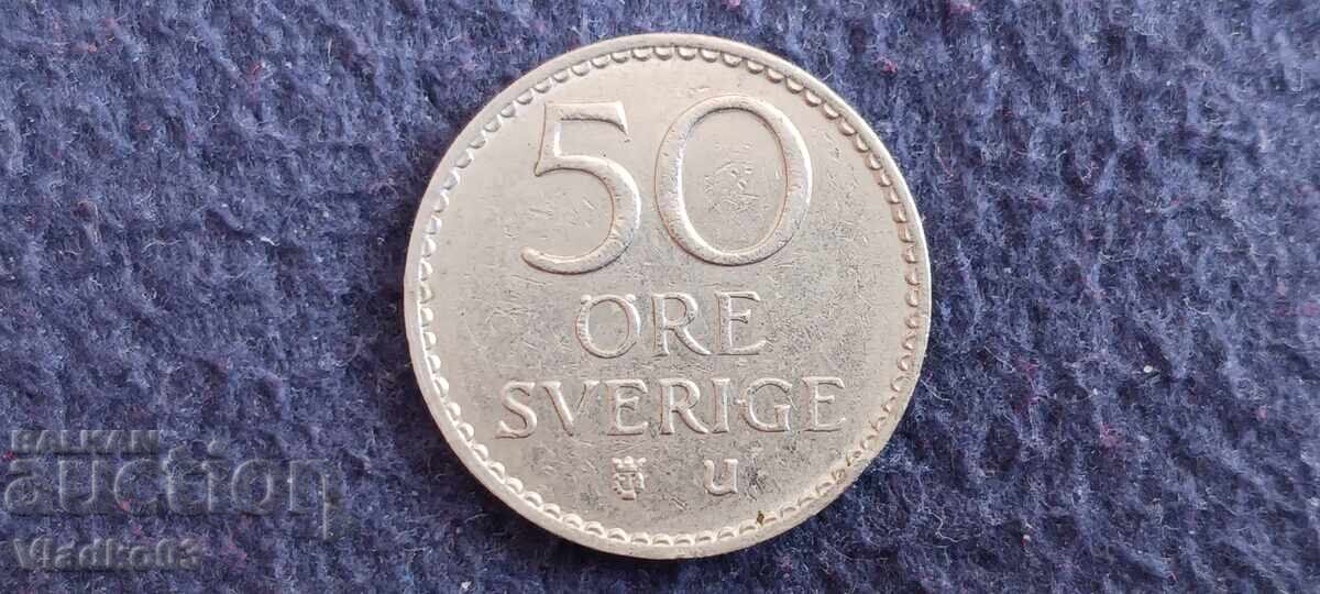 Suedia 50 öre 1966