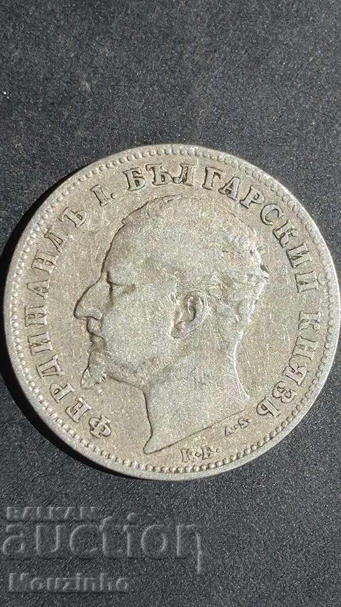 1 лев 1894 г. Княжество България 2 с цена € 20.00 | 39.12 лв.