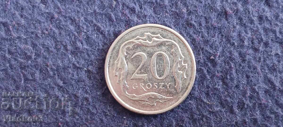 Πολωνία 20 γρόσια 2017 εξαιρετική