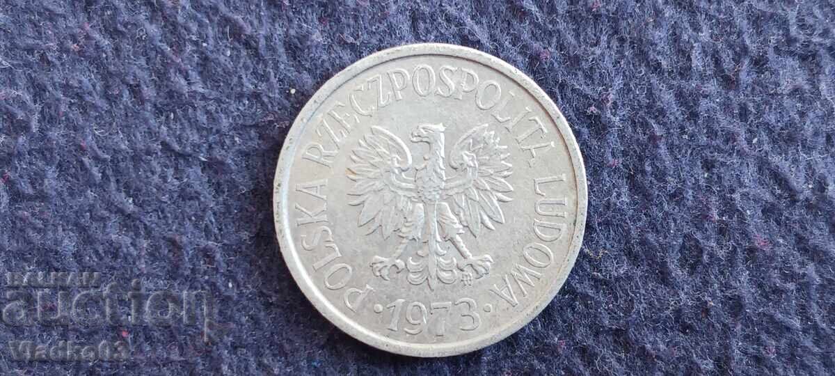 Polonia 20 groszy 1973 cu preț € 0.19 | 0.37 BGN