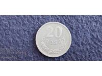 Polonia 20 groszy 1973