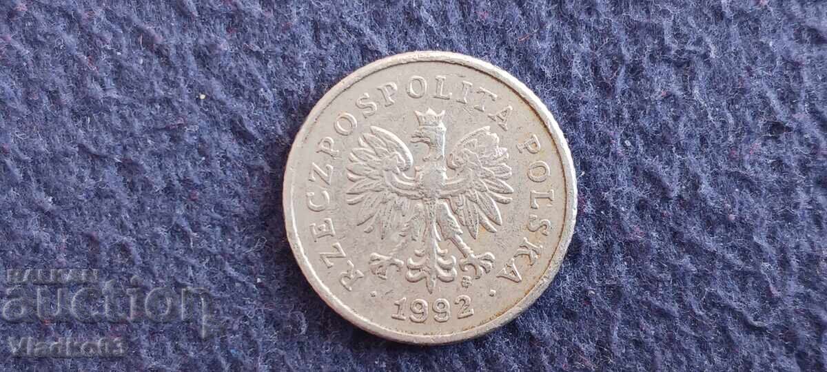 Polonia 50 groszy 1992 cu preț € 0.19 | 0.37 BGN
