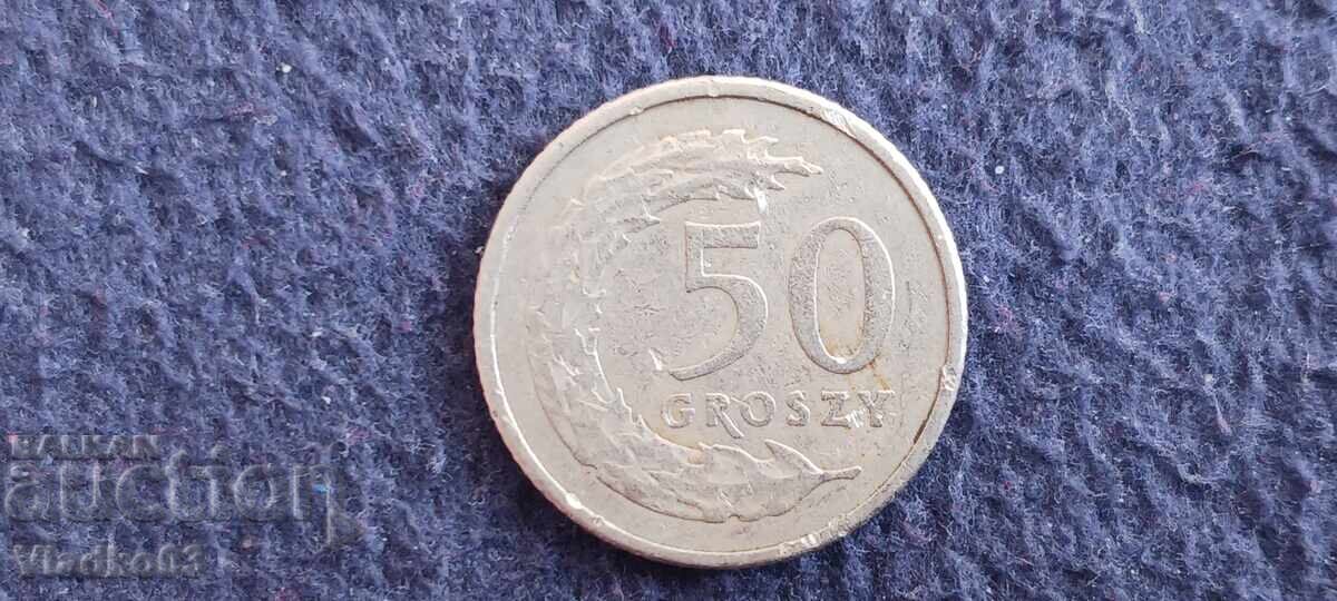 Polonia 50 groszy 1992