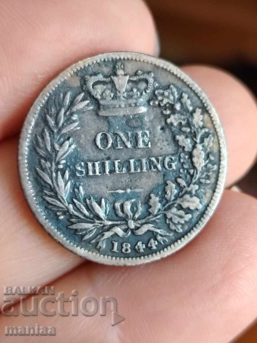 1 σελίνι 1844 Ασημένιο