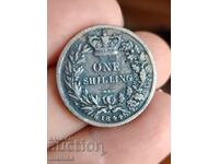 1 shilling 1844 Silver