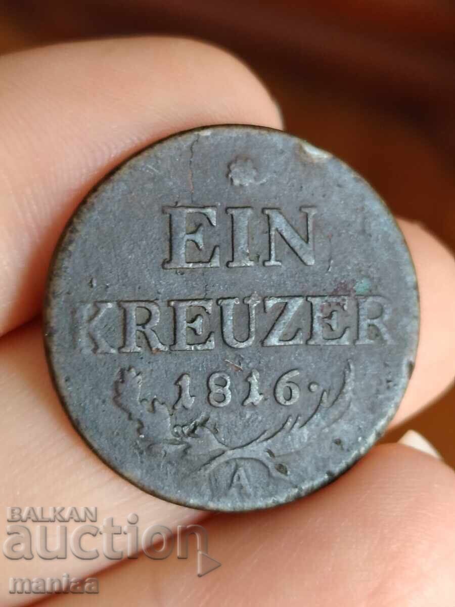 1 Kreuzer 1816