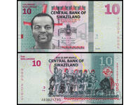 ❤️ ⭐ Σουαζιλάνδη 2015 10 σμάλτο UNC νέο ⭐ ❤️