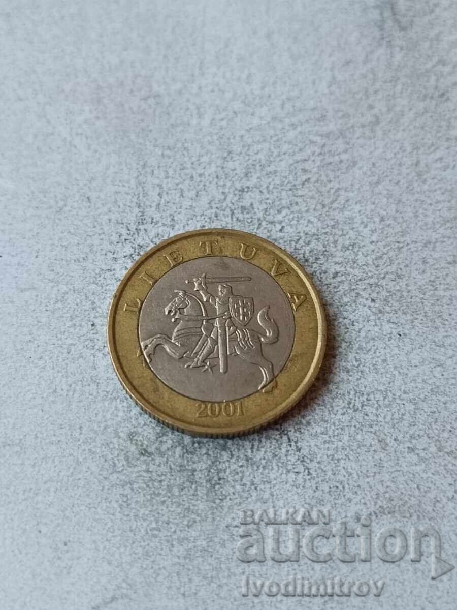 Λιθουανία 2 λίτας 2001 με τιμή € 1.46 | 2.86 BGN
