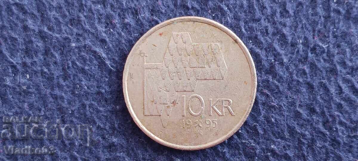 Νορβηγία 10 κορώνες 1995