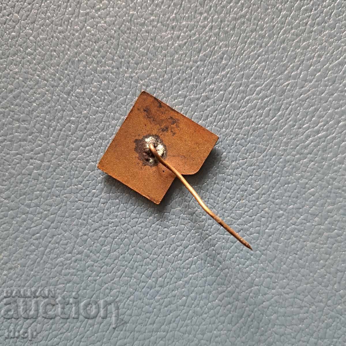 Old enamel badge with price € 49.00 | 95.84 BGN Old enamel badge with price € 49.00 | 95.84 BGN