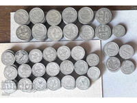 Лот от 350 монети - 5, 10 и 20 ст (1888-1913)