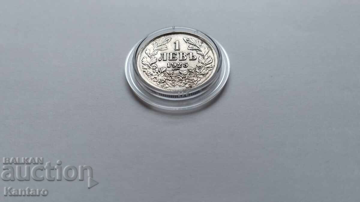 Licitație Monedă - BULGARIA - 1 lev - 1925 - cu linie