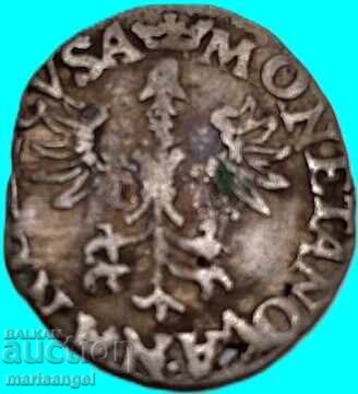 France Grosso 1608-1624 1 Gros Henri Lorraine Nancy silver