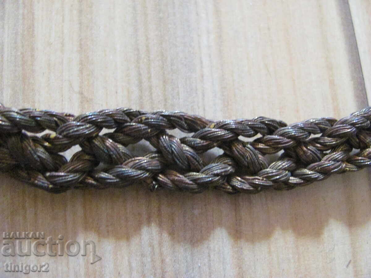 19век плетен колан от метална златна сърма за носия с цена € 75.00 | 146.69 лв.