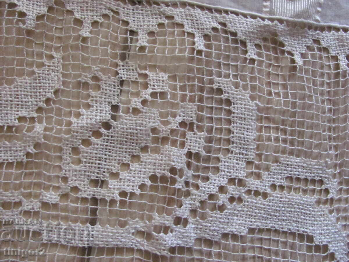 Livrarea Ștergar din secolul al XIX-lea cu margine din mătase, 95x45 cm