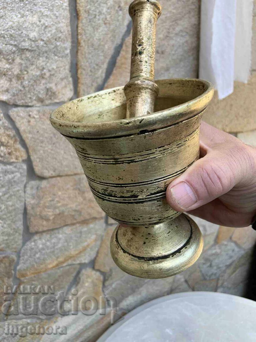 MOJAR MARE MASIV DIN BRONZ CU O GREUTATE DE 1600 GR - 5 MOJAR MARE MASIV DIN BRONZ CU O GREUTATE DE 1600 GR - 5