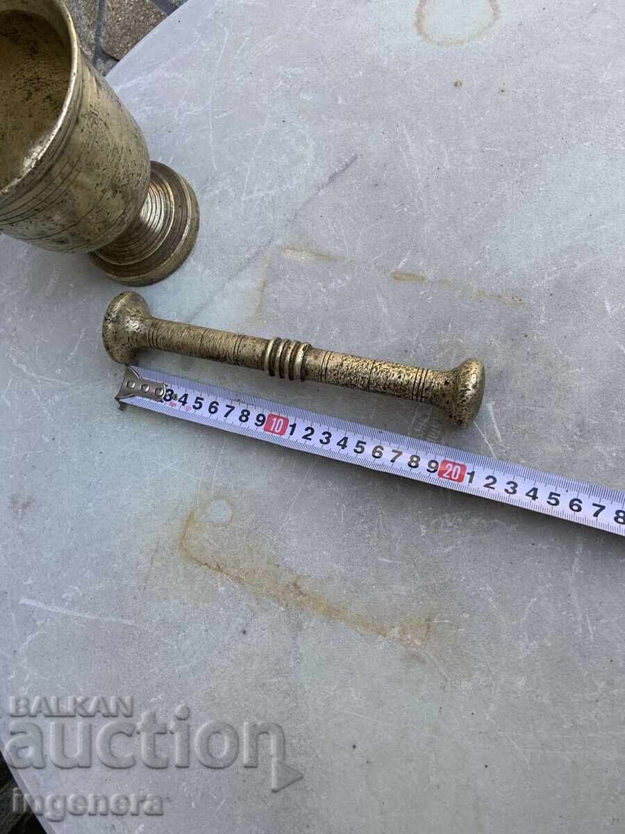 Livrarea MOJAR MARE MASIV DIN BRONZ CU O GREUTATE DE 2730 GR