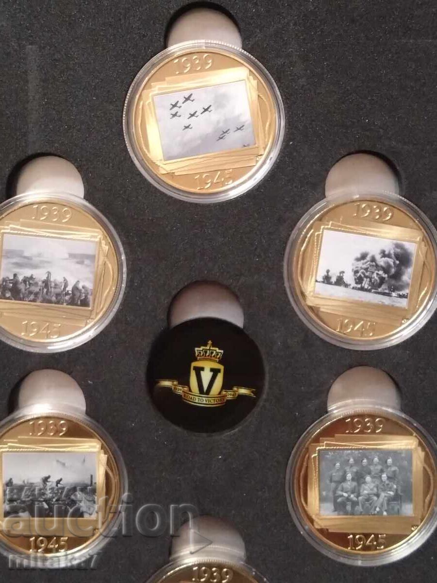 Set monede Al Doilea Război Mondial, Gibraltar, 2019 - 5