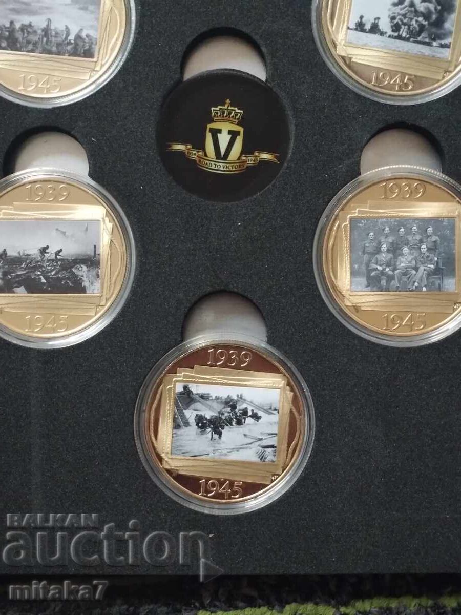 Set monede Al Doilea Război Mondial, Gibraltar, 2019 - 6