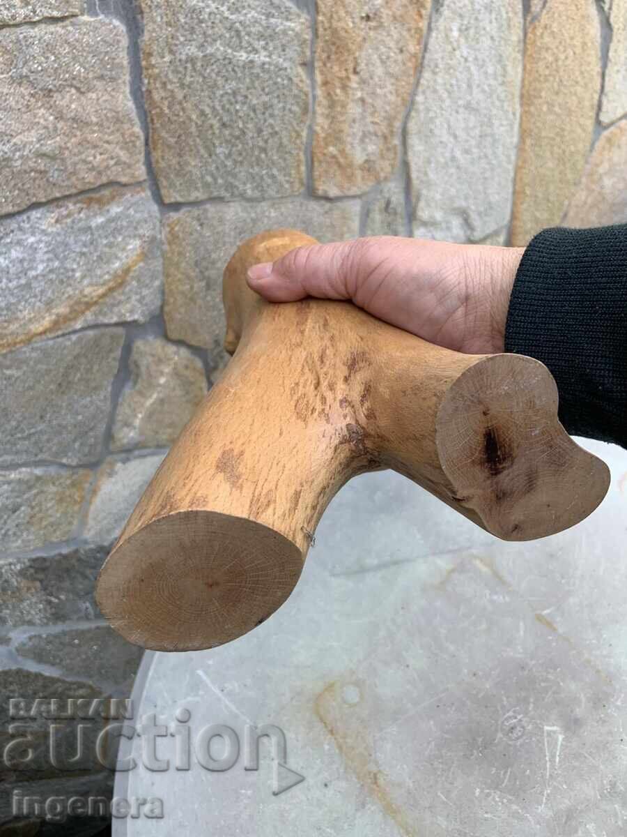 VAZĂ DIN LEMN, ARTĂ DIN LEMN, PIESĂ NATURALĂ PENTRU FLORI USCATE - 7