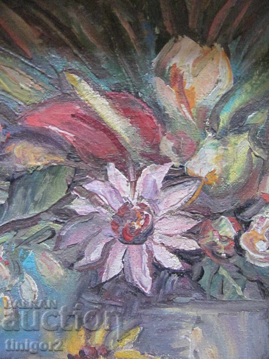 Δημοπρασία Ελαιογραφία σε καμβά, Sashka Rusinova, 32x29 εκ