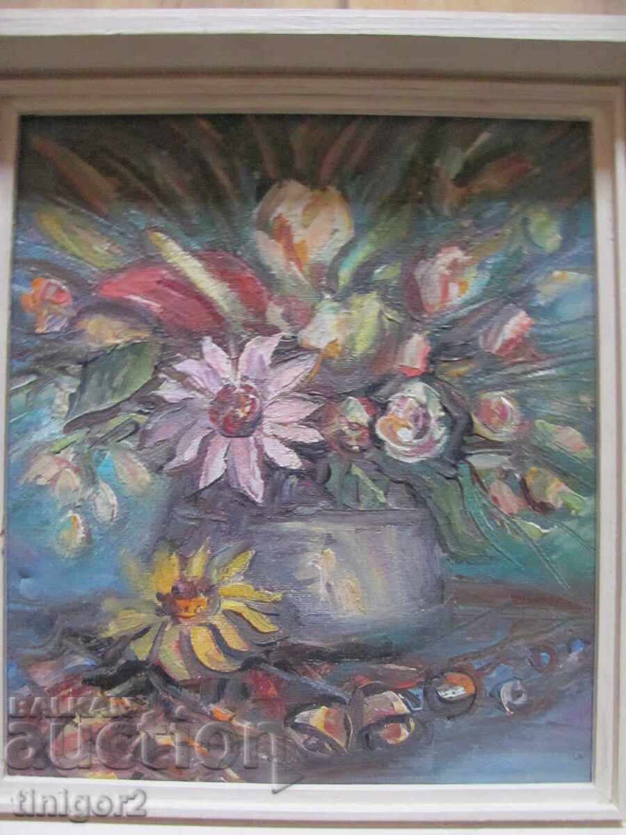 Ελαιογραφία σε καμβά, Sashka Rusinova, 32x29 εκ - 7