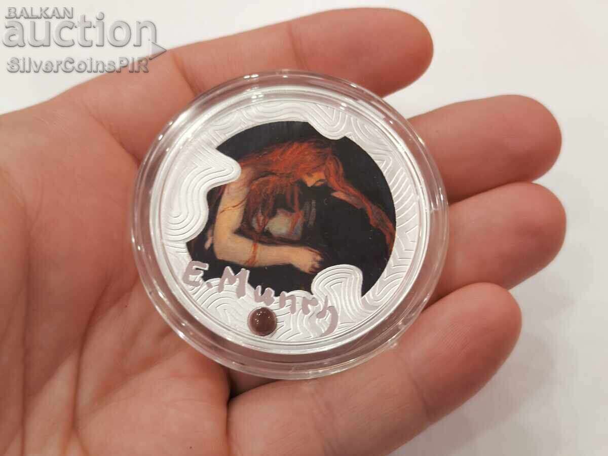 Argint 500 Fr. Autoportret cu vin 2024 Camerun Edvard Munch cu preț € 51.00 | 99.75 BGN