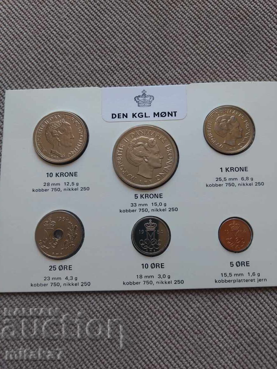 Σετ νομισμάτων 1984, Δανία με τιμή € 14.00 | 27.38 BGN