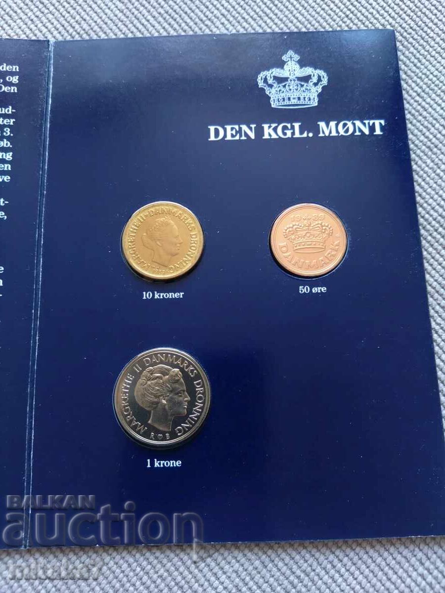 Σετ νομισμάτων 1989, Δανία με τιμή € 14.00 | 27.38 BGN