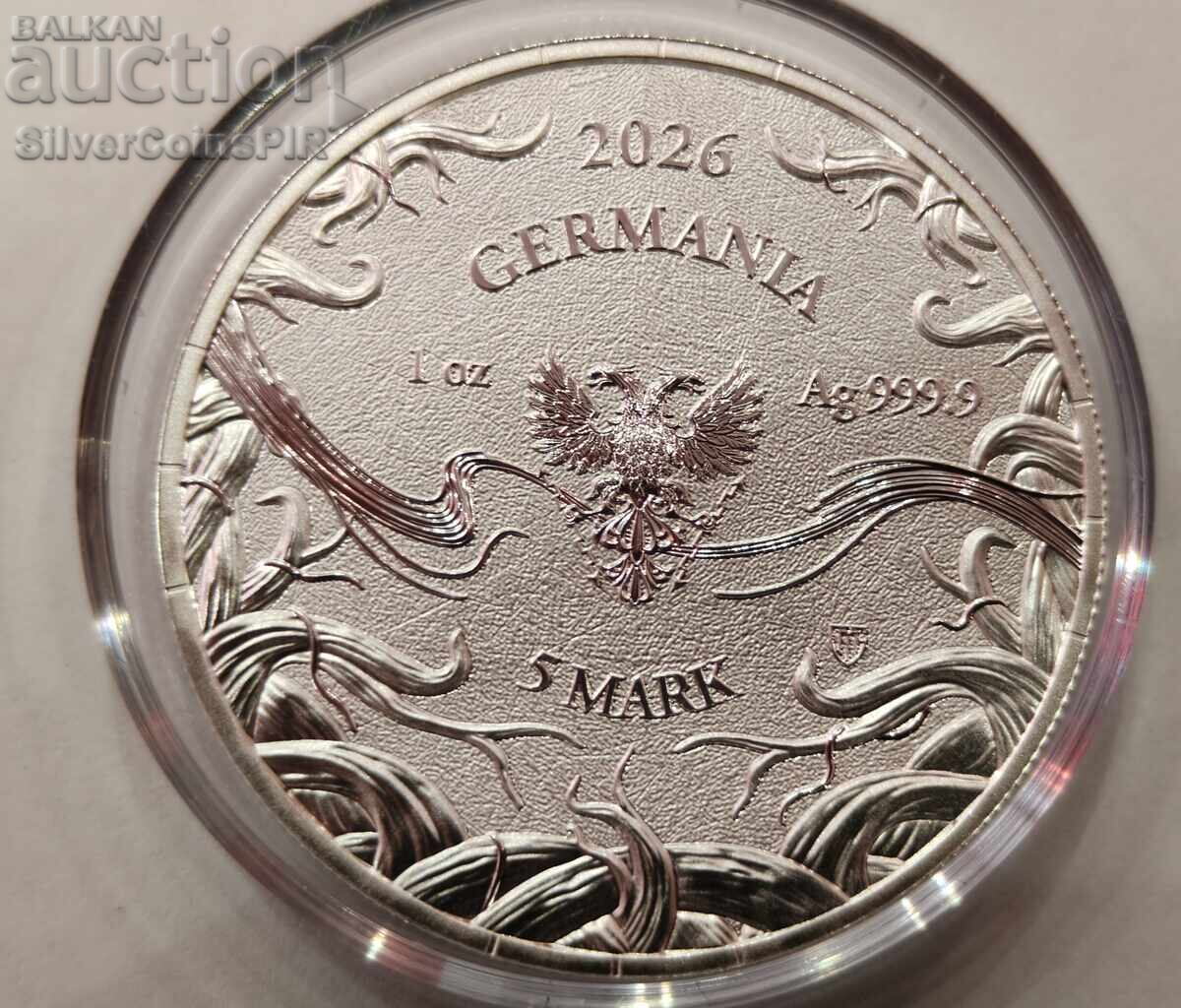 Ασημένιο νόμισμα 1 oz Uri The Three Norns 2026 Germania Mint - 5