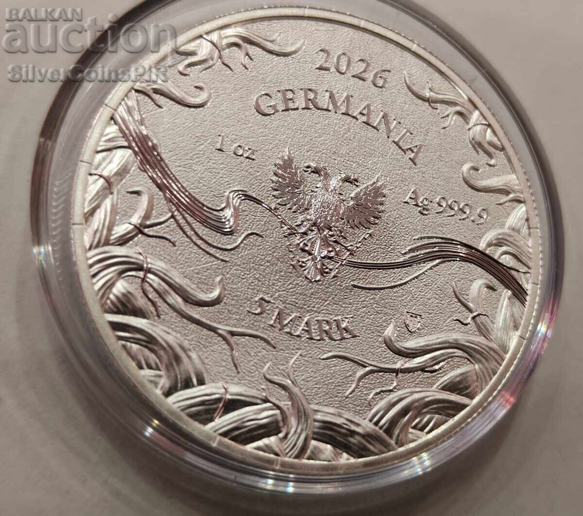 Ασημένιο νόμισμα 1 oz Uri The Three Norns 2026 Germania Mint - 6