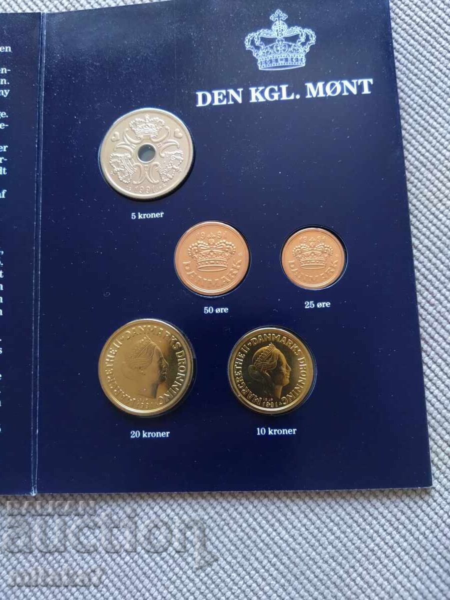 Set monede 1991, Danemarca cu preț € 14.00 | 27.38 BGN