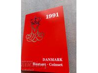 Set monede 1991, Danemarca