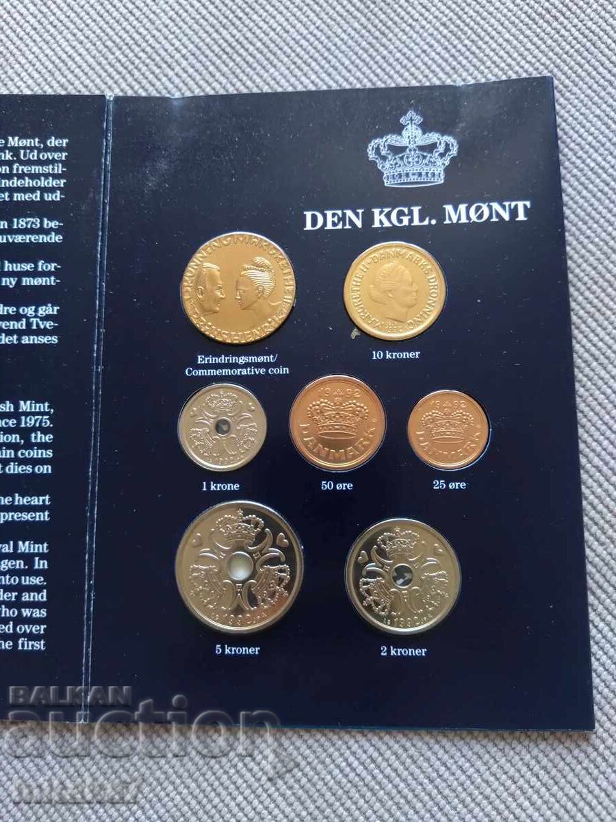 Set monede 1992, Danemarca cu preț € 17.00 | 33.25 BGN