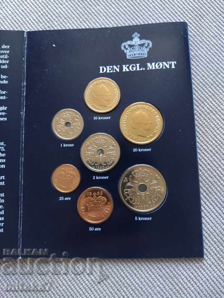Сет монети 1993 година, Дания с цена € 17.00 | 33.25 лв.